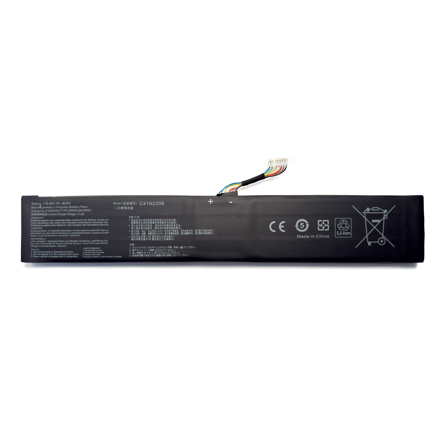 C41N2208 Laptop  Battery  For ASUS ROG ALLY Gaming Handheld series of RC71L/PC71L Expand high capacity of 74Wh mod upgrade Free all Tools Compatible Asus ROG Ally (2023) RC71L 15.48V 74Wh 4780mAh or 15.48V 80Wh 5160mAh