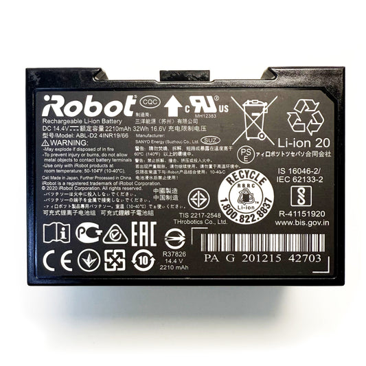 ABL-D2 ABL-D2A Replacement Battery Compatible with iRobot Roomba j7 j7+ j8+ i8 i8+ i4 i4+ i6 e5 e6 Combo i5 j5 j9 Series – 14.4V 32Wh High-Performance Power Pack