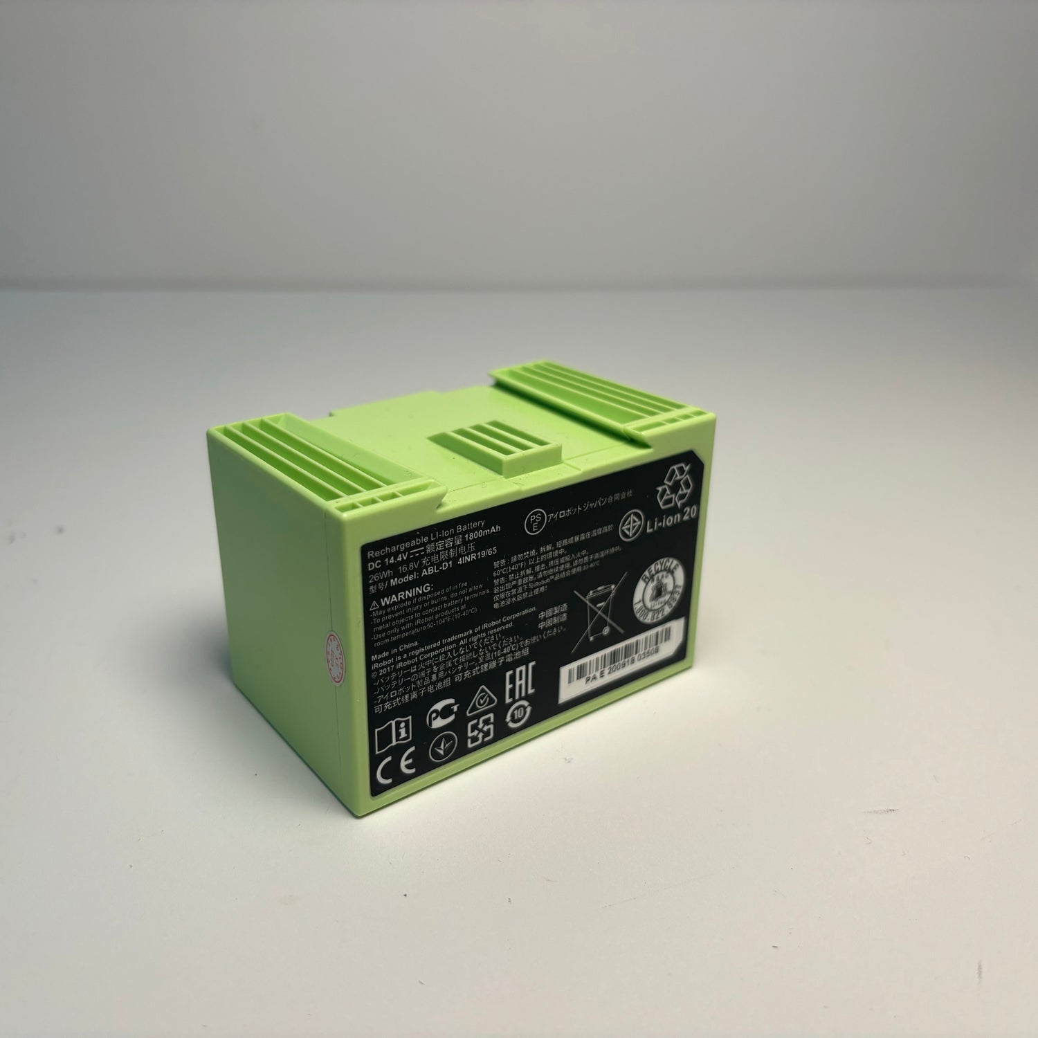 Genuine ABL-D1 Battery Replacement for iRobot Roomba i7 i7+ j7 j7+ j9 e5 e6 i4 i4+ i8 i8+ | High-Performance Lithium Ion Battery