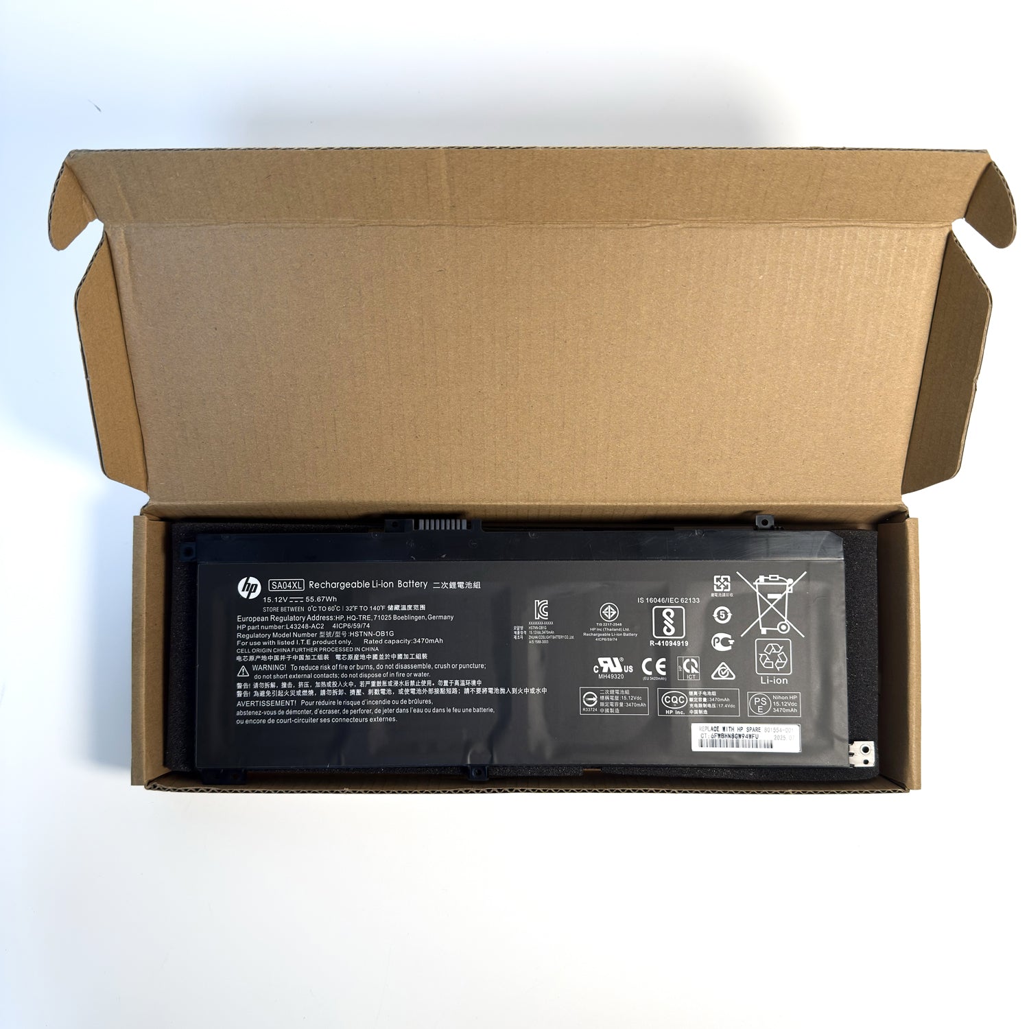 Genuine SA04XL Laptop Battery for HP Envy X360 15-DR Series (15-DR0010TX)