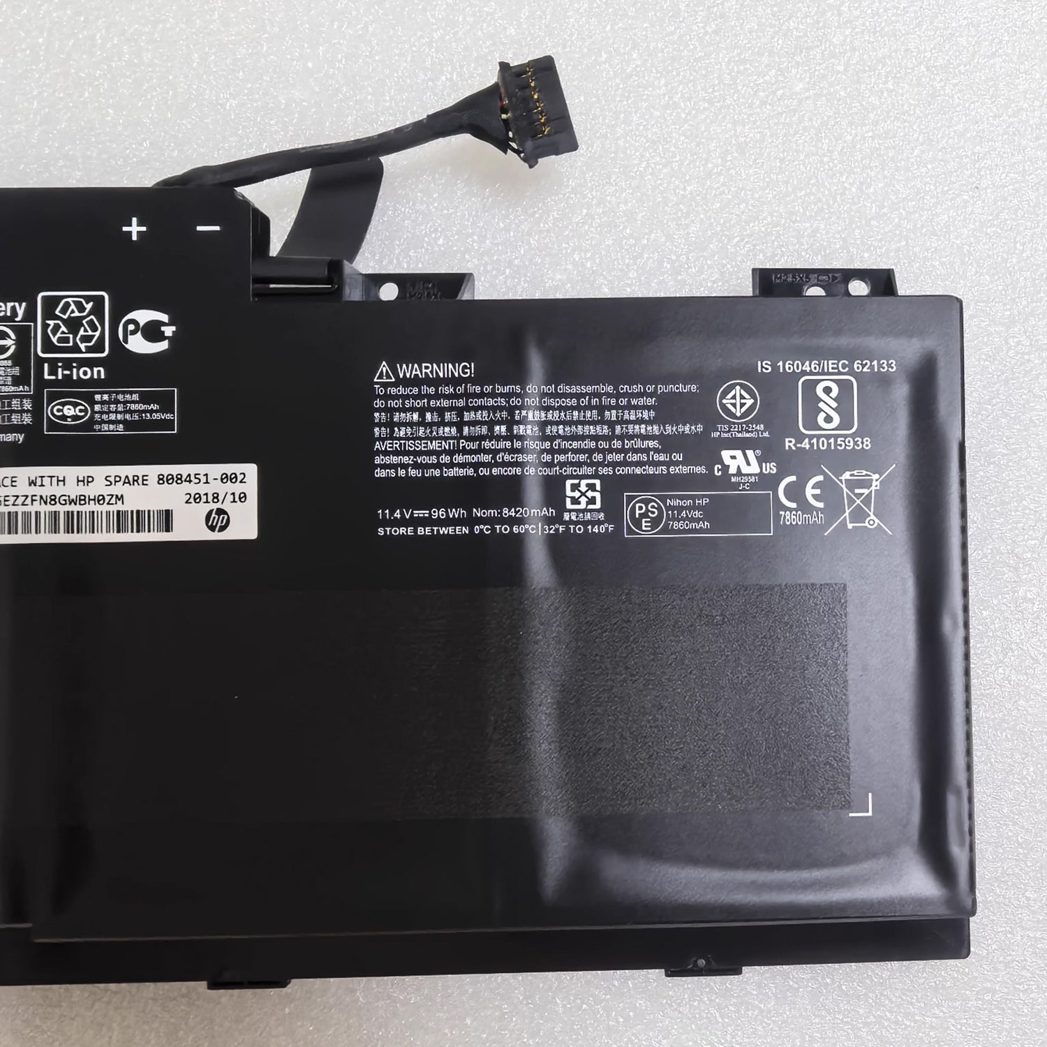 Genuine 96Wh AI06XL Battery Replacement for HP 808451-001 808451-002 808397-421 HSTNN-C86C Laptop