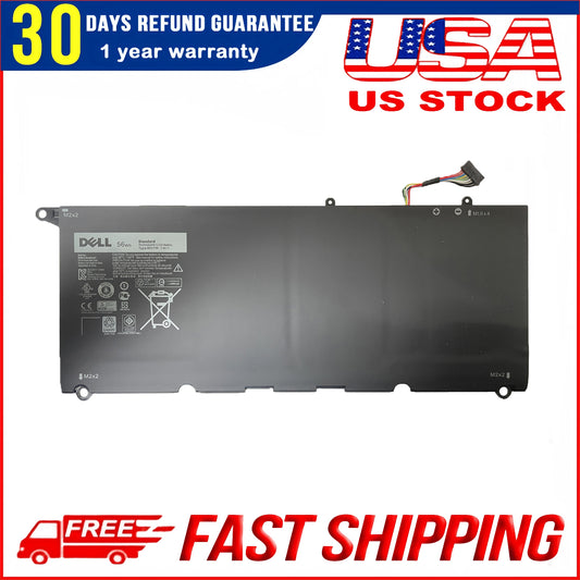 Genuine 90V7W 9OV7W Battery Replacement for Dell XPS 13-9350 13-9343 13D-9343 Series (0DRRP RWT1R)