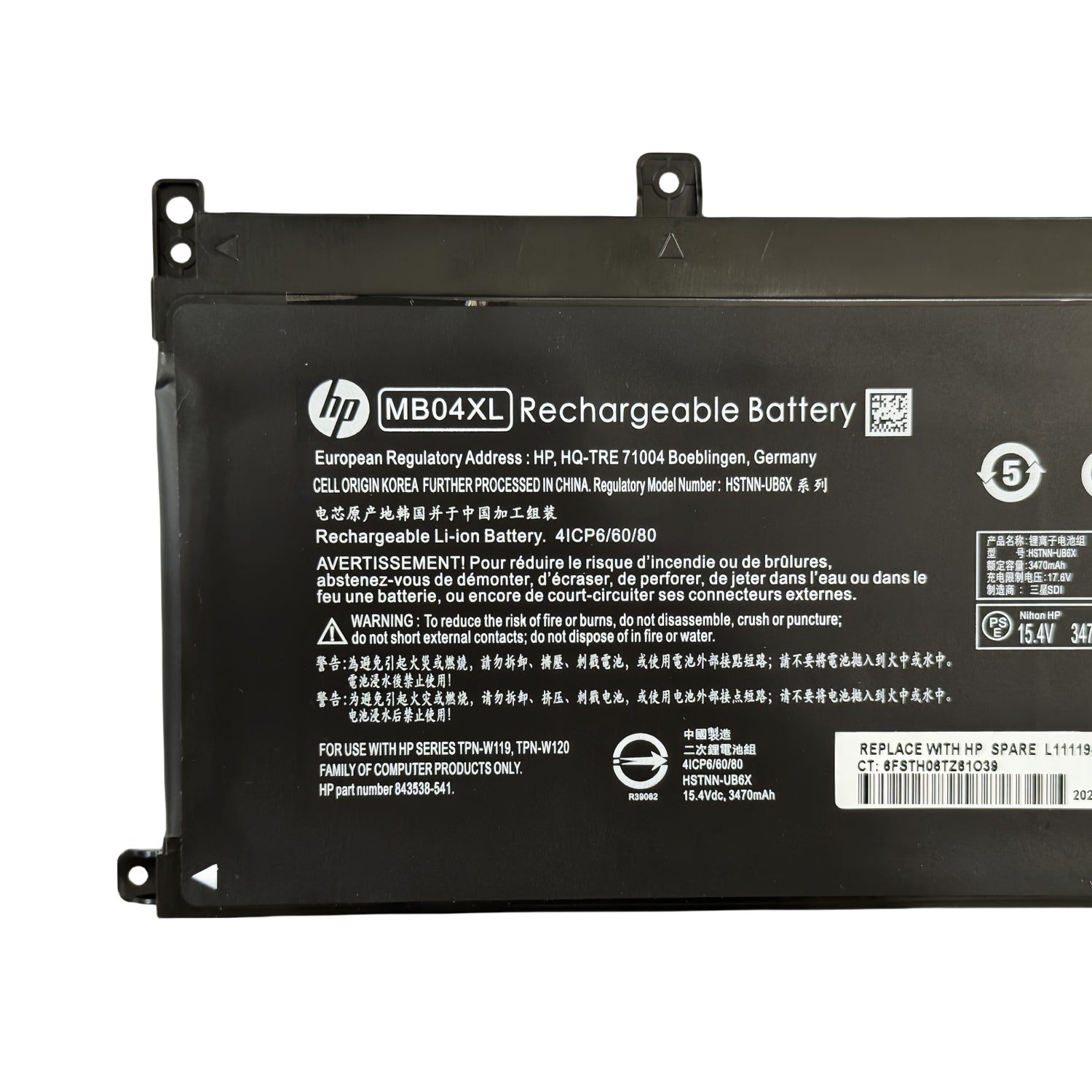 Genuine MB04XL Battery for HP Envy X360 M6-AQ000 15-AQ Series