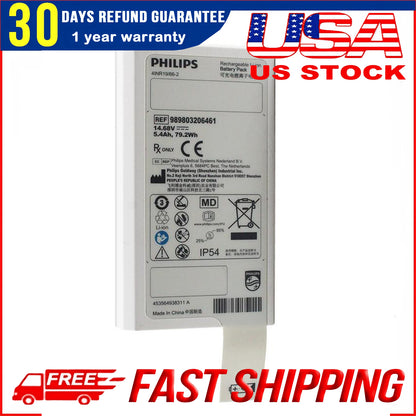Original REF 989803206461 Battery Replacement for Philips Defibrillator 41NR19/66-2