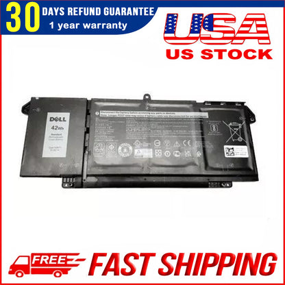 Genuine 9JM71 42Wh High-Capacity Replacement Battery for Dell Latitude 5320 2-in-1 & Latitude 7420 Laptop