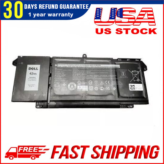 Genuine 9JM71 42Wh High-Capacity Replacement Battery for Dell Latitude 5320 2-in-1 & Latitude 7420 Laptop