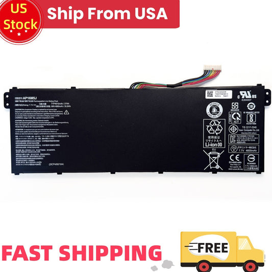 Genuine AP16M5J 37Wh Battery Replacement for Acer Aspire A114-31 A314-31 A315-21 A315-51 A515-51 Laptops