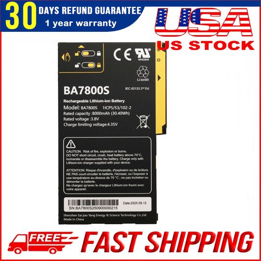 New Genuine BA7800 BA7800S 8000mAh 3.8V 30.40Wh Replacement Battery for Hezhong Strong GPS Tablet