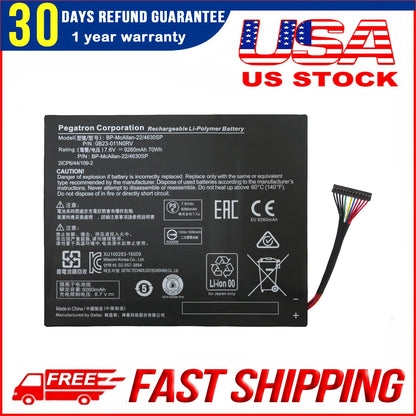 Original BP-McAllan-22/4630SP 0B23-011N0RV Battery Replacement for Getac Wacom MSP16 Rugged Tablet Computer