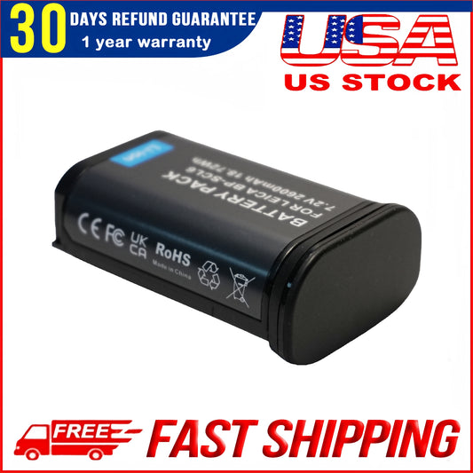 Promaster Li‑ion Replacement Battery for Leica BP‑SCL6 – Compatible with Q3, Q2, SL2, SL2‑S, SL3, SL3‑S Cameras (#90091)