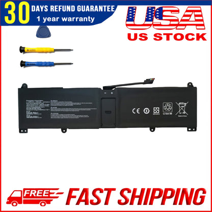 Genuine BTY‑M4A Battery Replacement for MSI Summit E14 Flip Evo A12MT & Stealth 14 Studio A13V Laptop