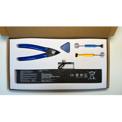 C41N2208 Laptop Battery For ASUS ROG ALLY Gaming Handheld series of RC71L/PC71L Expand high capacity of 74Wh mod upgrade Free all Tools Compatible Asus ROG Ally (2023) RC71L 15.48V 74Wh 4780mAh or 15.48V 80Wh 5160mAh