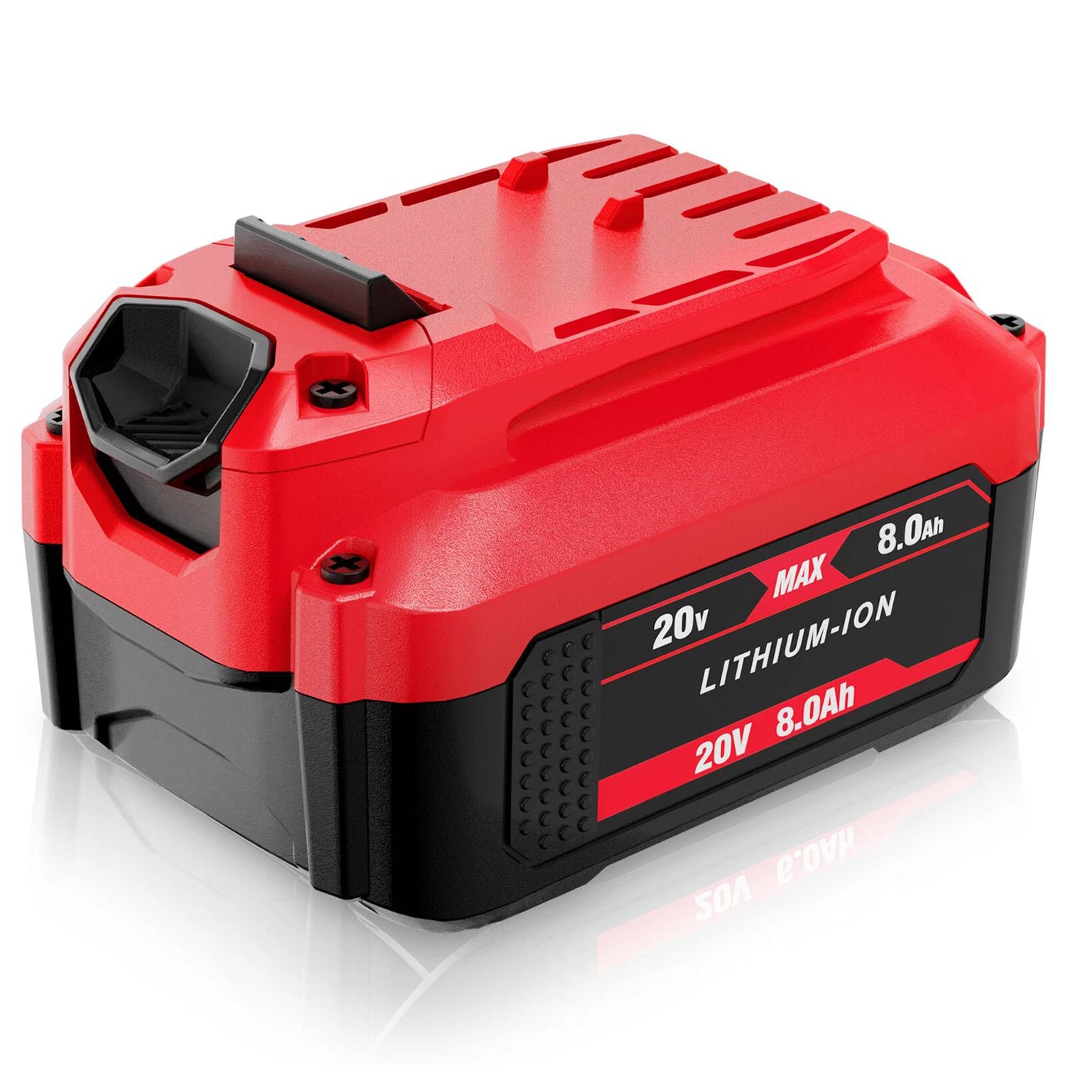 2PCS 20V 8.0Ah High‑Capacity Replacement Battery for Craftsman V20 CMCB204 CMCB202 CMCB201 Cordless Power Tools