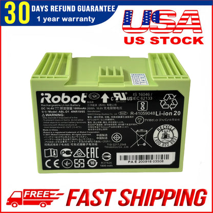 Genuine ABL-D1 Battery for iRobot Roomba i7+ i7 j7+ j7 i4+ i4 e5 e6 | OEM Replacement