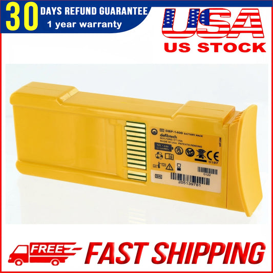 Genuine DBP-1400 DBP-2800 Battery Replacement for Defibtech Lifeline Standard AED Defibrillator