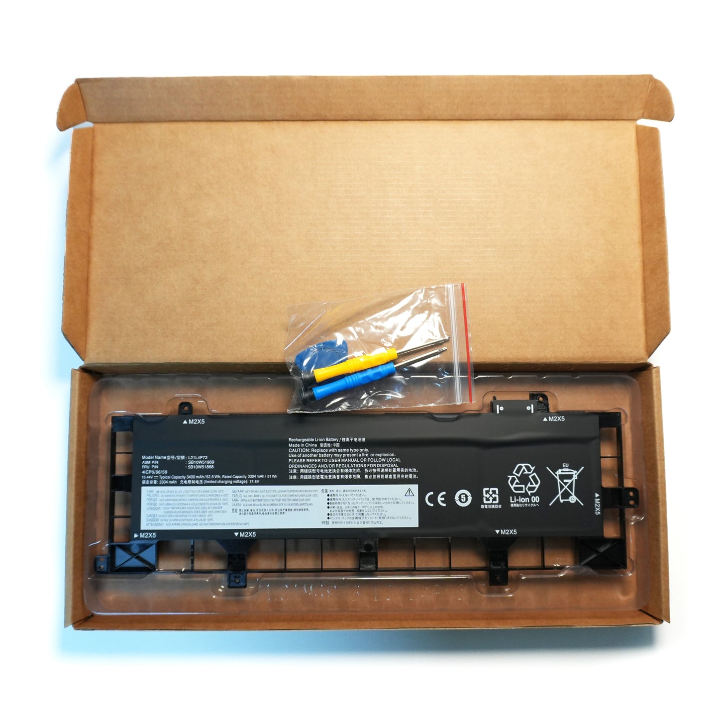 Genuine L21L4P72 Laptop Battery Compatible with Lenovo ThinkPad T16 Gen 1 2 ThinkPad P16s Gen 1 Series L21D4P73 5B10W51873 L21C4P72 5B10W51872 L21M4P74 5B10W51871 L21D4P72 5B10W51870 L21M4P73