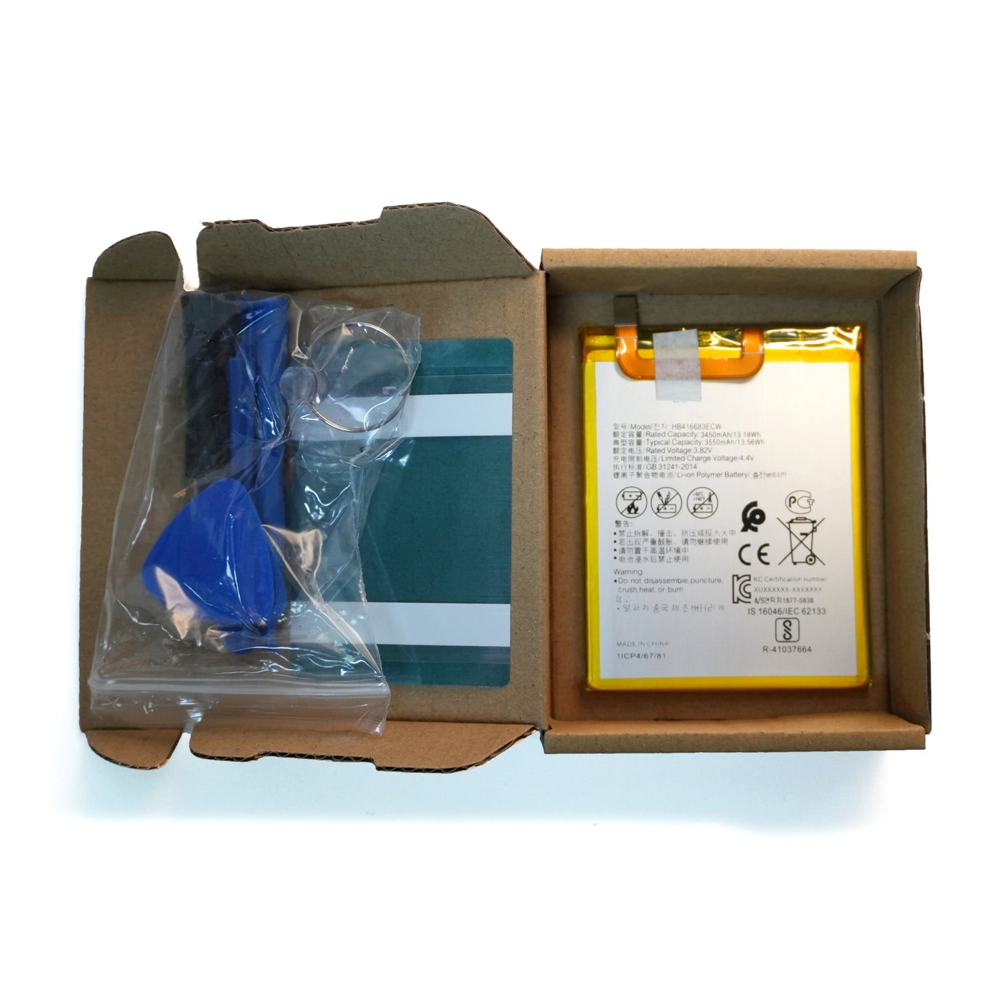 Genuine HB416683ECW Battery for Huawei Nexus 6P | 3450mAh Replacement with Pro Kit