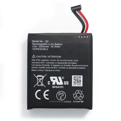 Replace S2 6-Pin Internal Battery for Hardwired Ring Video Doorbell 2nd Gen