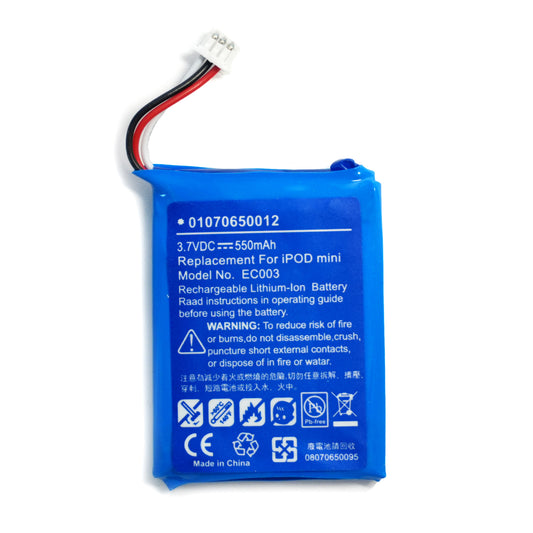Replacement Battery for Apple iPod Mini 1st / 2nd Generation A1051 EC003