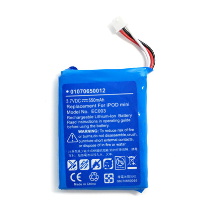 Replacement Battery for Apple iPod Mini 1st / 2nd Generation A1051 EC003