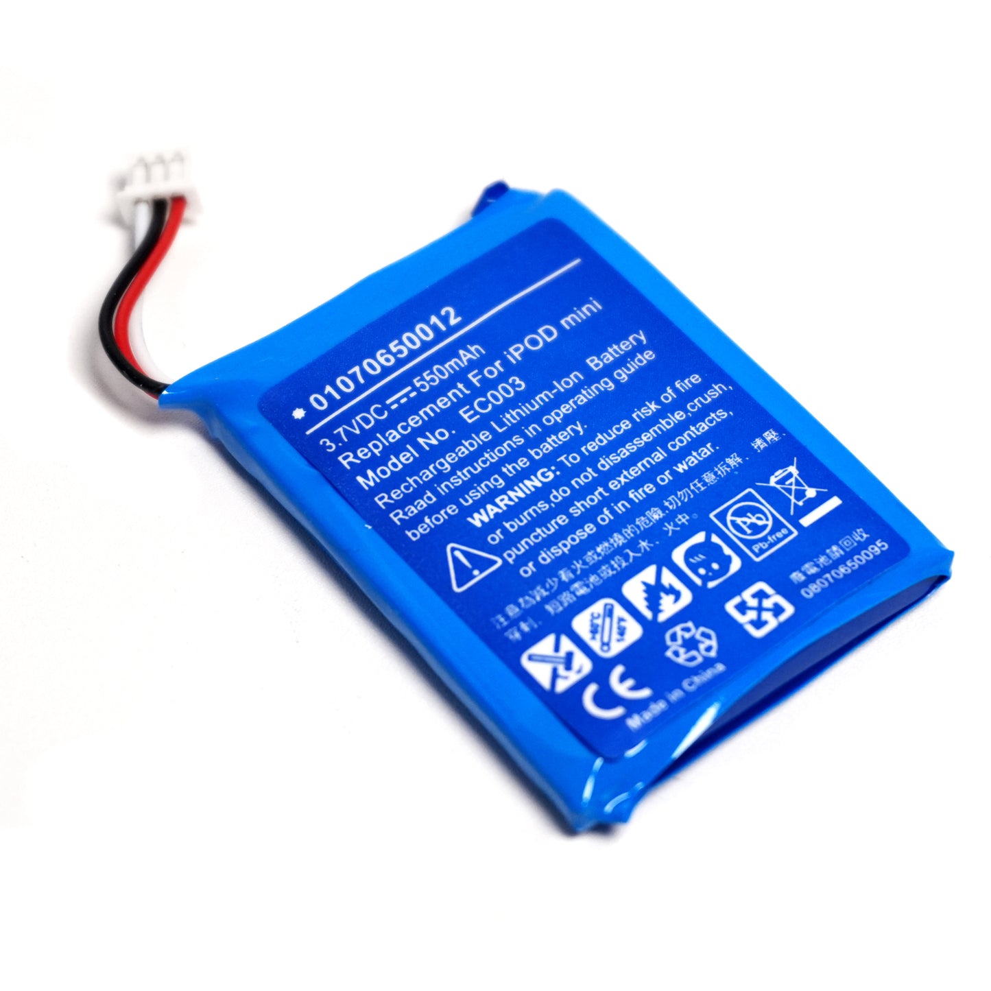 Replacement Battery for Apple iPod Mini 1st / 2nd Generation A1051 EC003