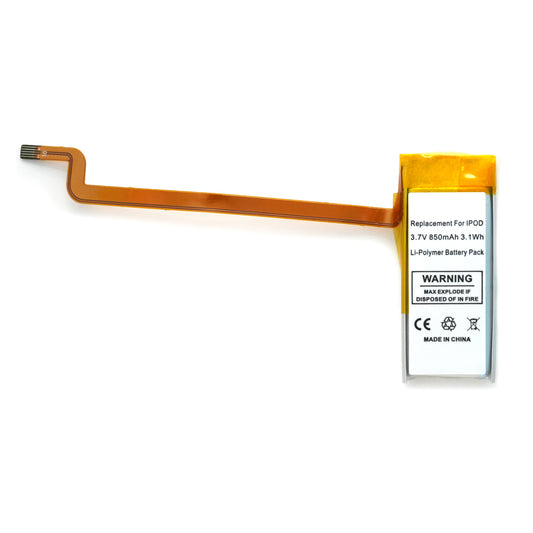 High-Capacity 850mAh iPod Classic 5G 30GB A1238 Replacement Battery – Long-Life Music Player Battery