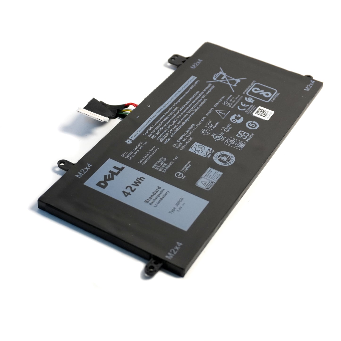 J0PGR Laptop Battery Replacement for Dell Latitude 12 5285 5290 2-in-1 T17G Tablet Series Notebook 0J0PGR JOPGR 1WND8 X16TW 0X16TW 0FTH6F FTH6F 7.6V 42Wh 5250mAh 4-Cell