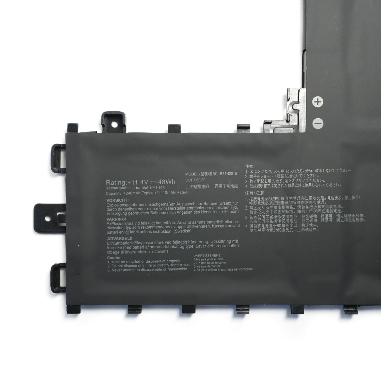 B31N2015 0B200-03350700 48Wh Replacement Battery for ASUS VivoBook A712EA & S712EQM Laptop Series