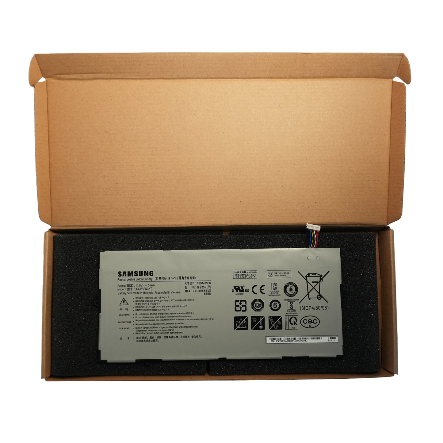 AA-PBSN3KT Battery for Samsung 730MBE, 750XBE, NP930MBE, NT930MBE Laptops