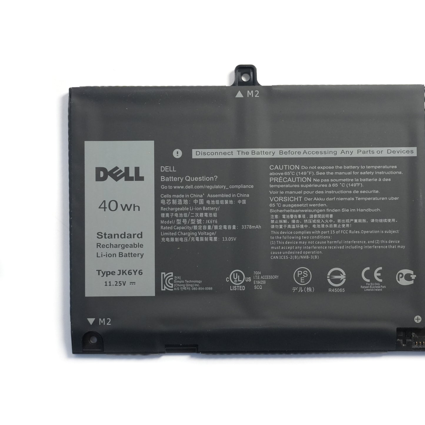 NEW OEM Dell JK6Y6 40Wh Battery for Inspiron 14 5406 P126G (CF5RH)