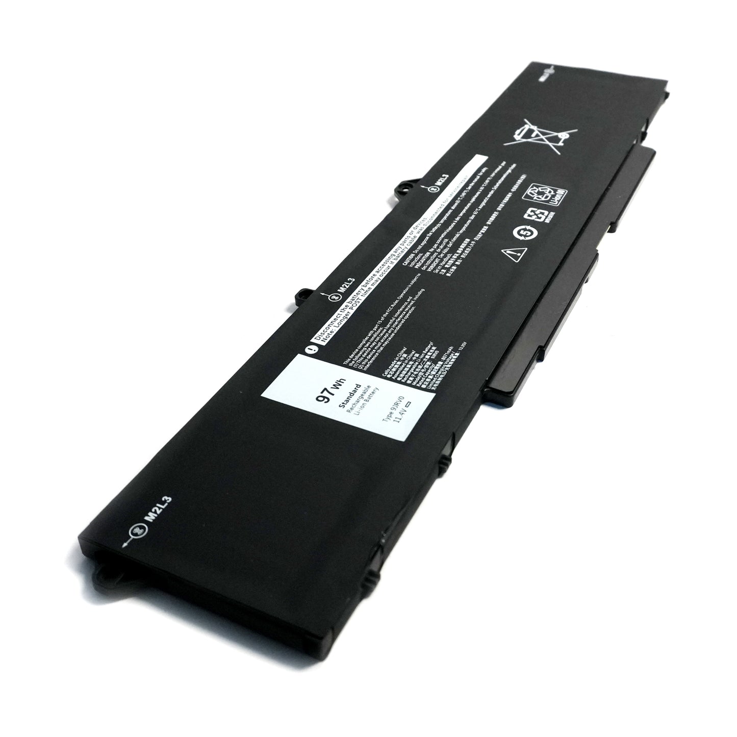 9JRV0 97Wh 11.4V High-Capacity Battery Replacement for Dell Precision 3561 Mobile Workstation & Alienware m18 R1 Gaming Laptop
