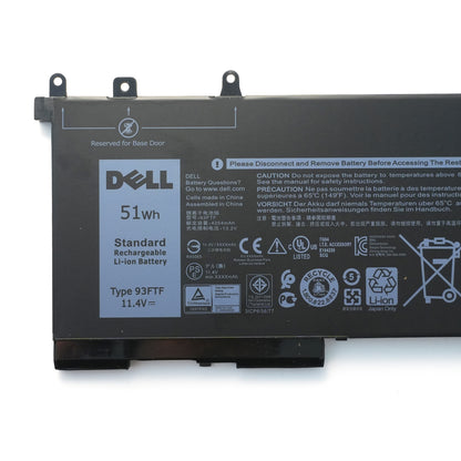 93FTF 51Wh Battery Replacement for Dell Latitude 5580 Laptop & Latitude 5490 2-in-1 Business Notebook