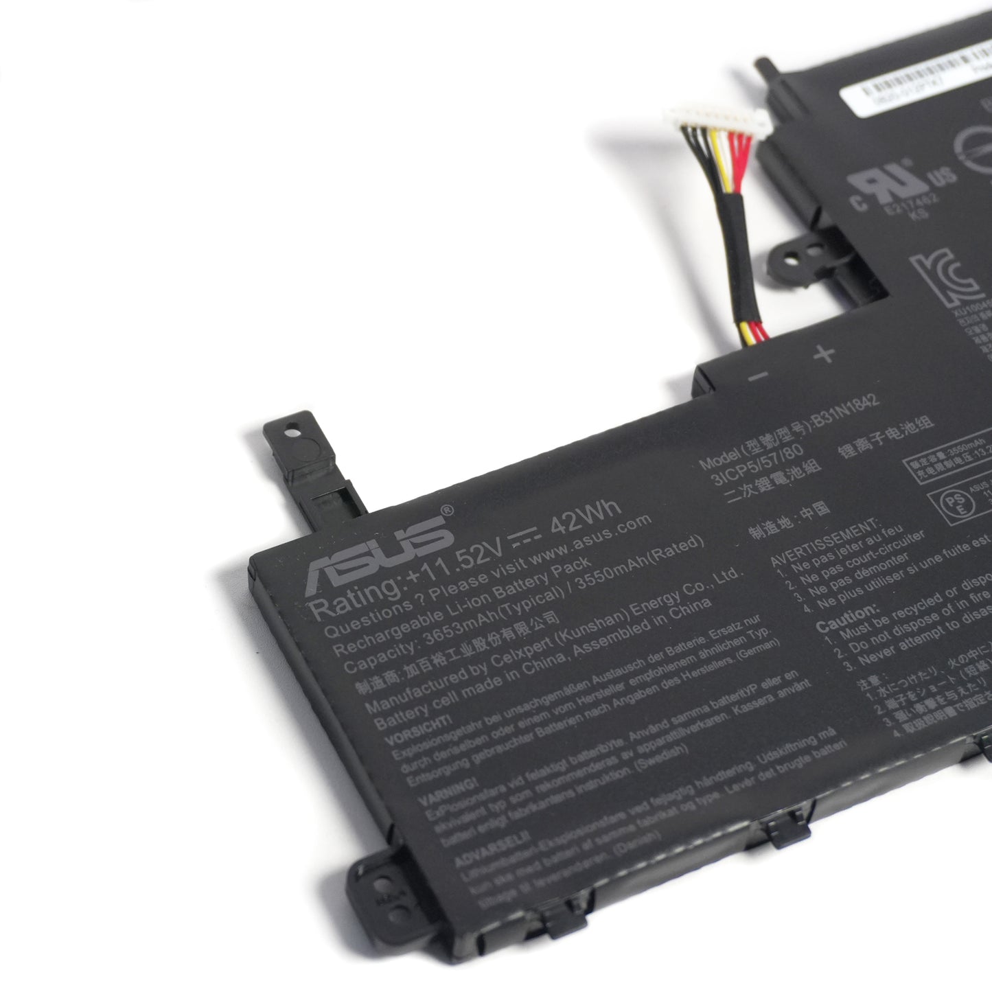Genuine B31N1842 Battery Replacement for ASUS VivoBook S15 S531FA X531FL V531FA V531FL K531 Laptops
