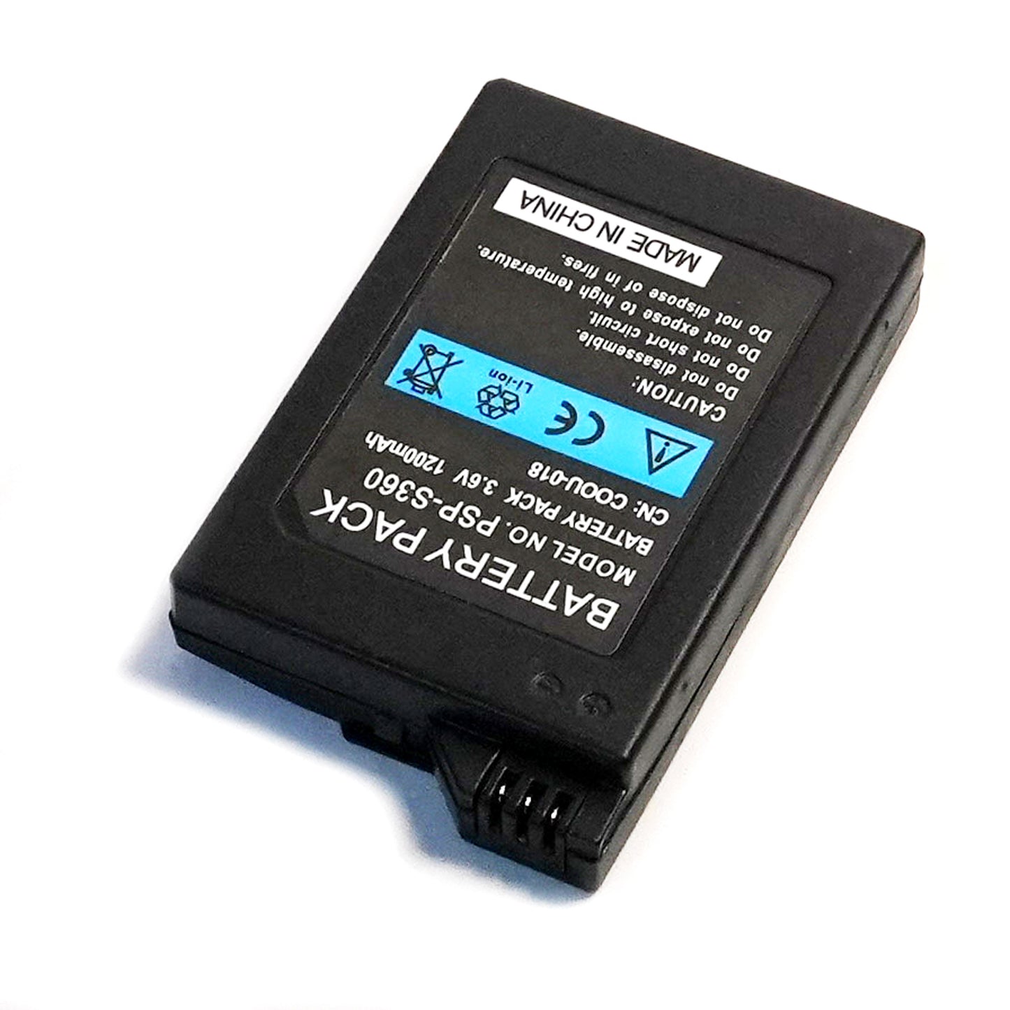 PSP Battery Replacement - 2 Pack with USB Charging Cable