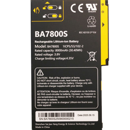New BA7800 BA7800S 8000mAh 3.8V 30.40Wh Replacement Battery for Hezhong Strong GPS Tablet