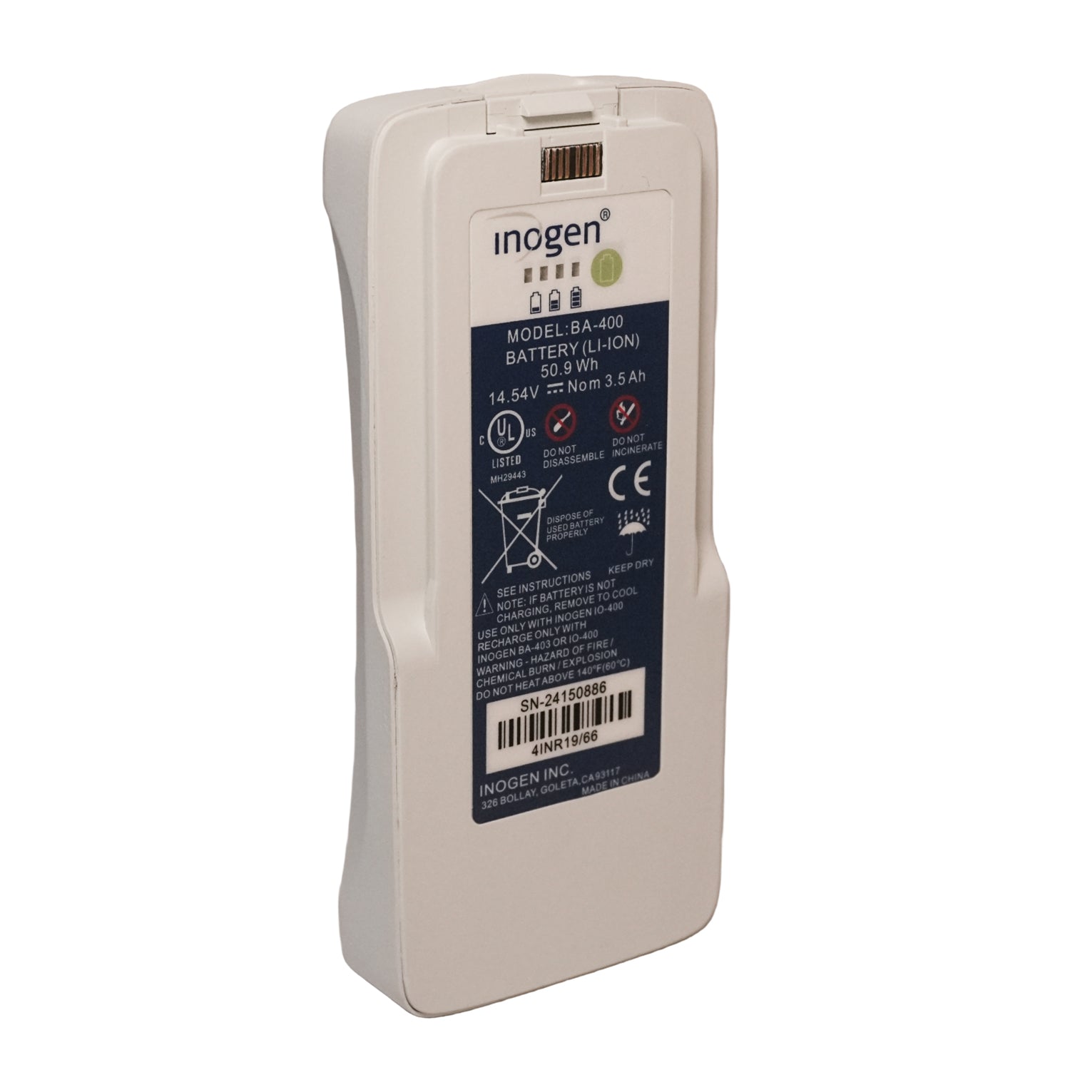 Genuine BA-400 1400-2010-4 Battery for Inogen G4 OxyGo FIT 1400-2000 1400-2030