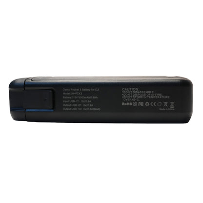Pocket 3 Battery Handle for DJI Osmo Pocket 3 – 5000mAh Fast Charge + 1/4″ Thread