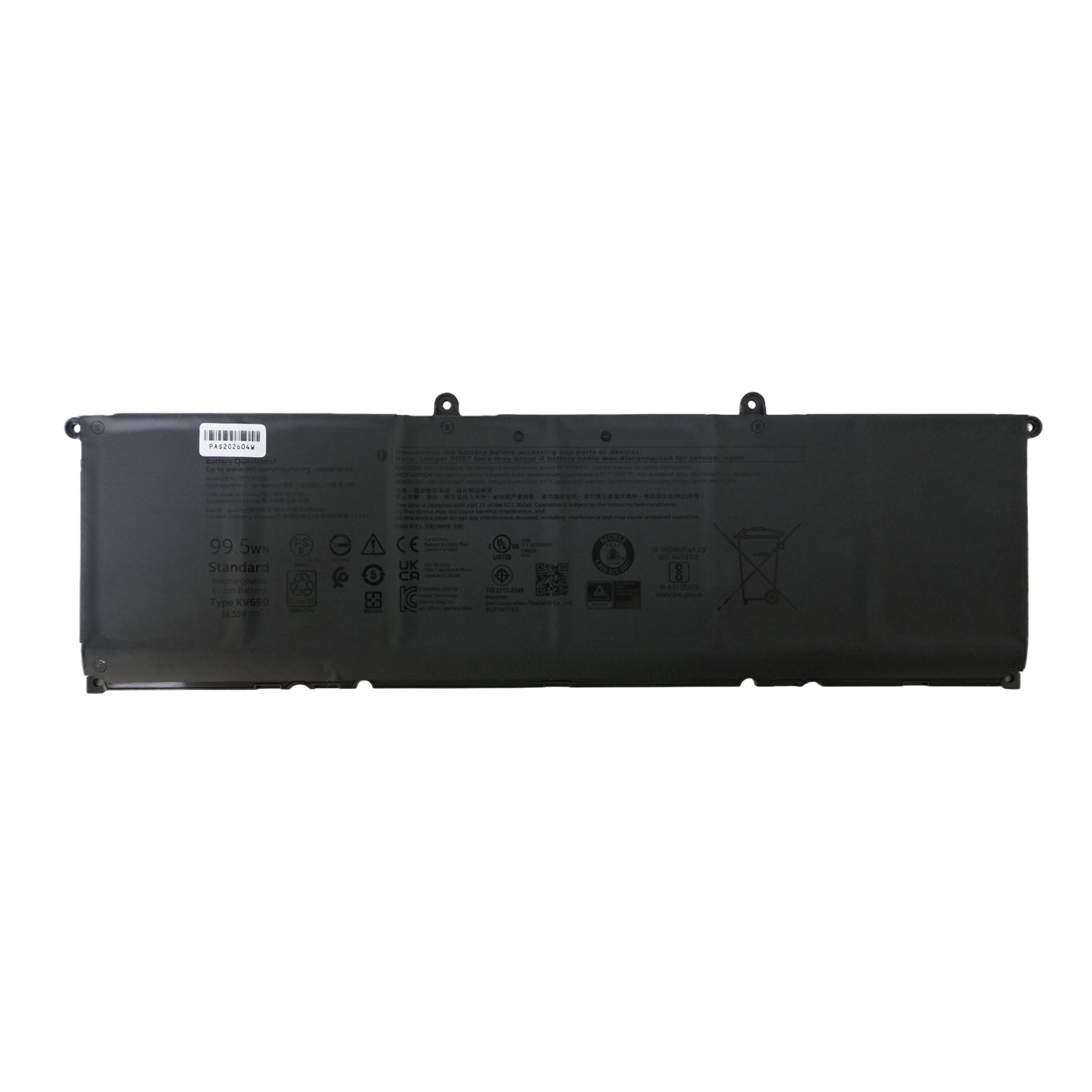 Original KV690 99.5Wh 6-Cell Battery Replacement for Dell Precision 5680 5690 Mobile Workstation