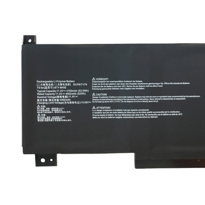  BTY-M492 11.4V 53.5Wh Replacement Battery for MSI WF66 WF76 Pulse GL66 GL76 Katana GF66 GF76 Laptop