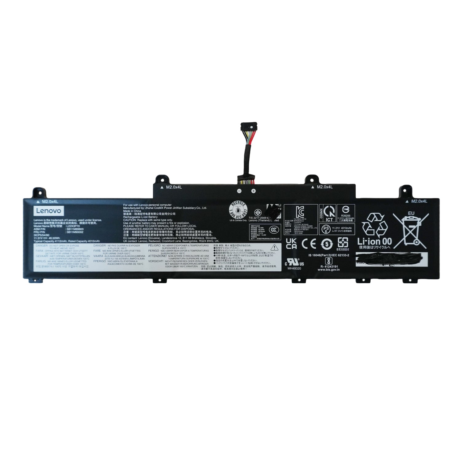 Original L22X3P70 L22B3P70 L22L3P70 Battery Replacement for Lenovo ThinkPad L14 L15 Gen 3 Gen 4 Laptop