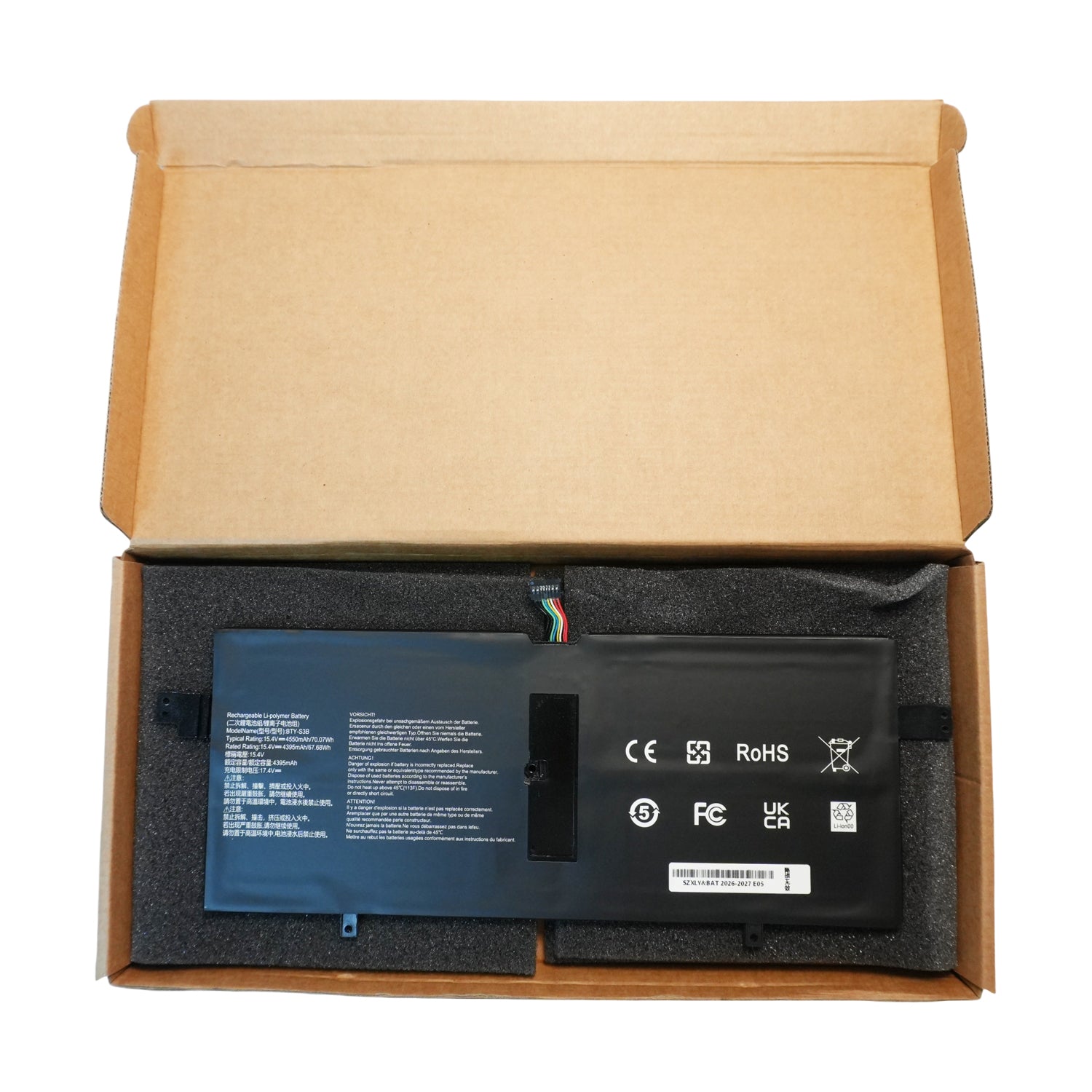 Original BTY-S3B Battery Replacement for MSI Summit E13 Flip Evo  Laptop