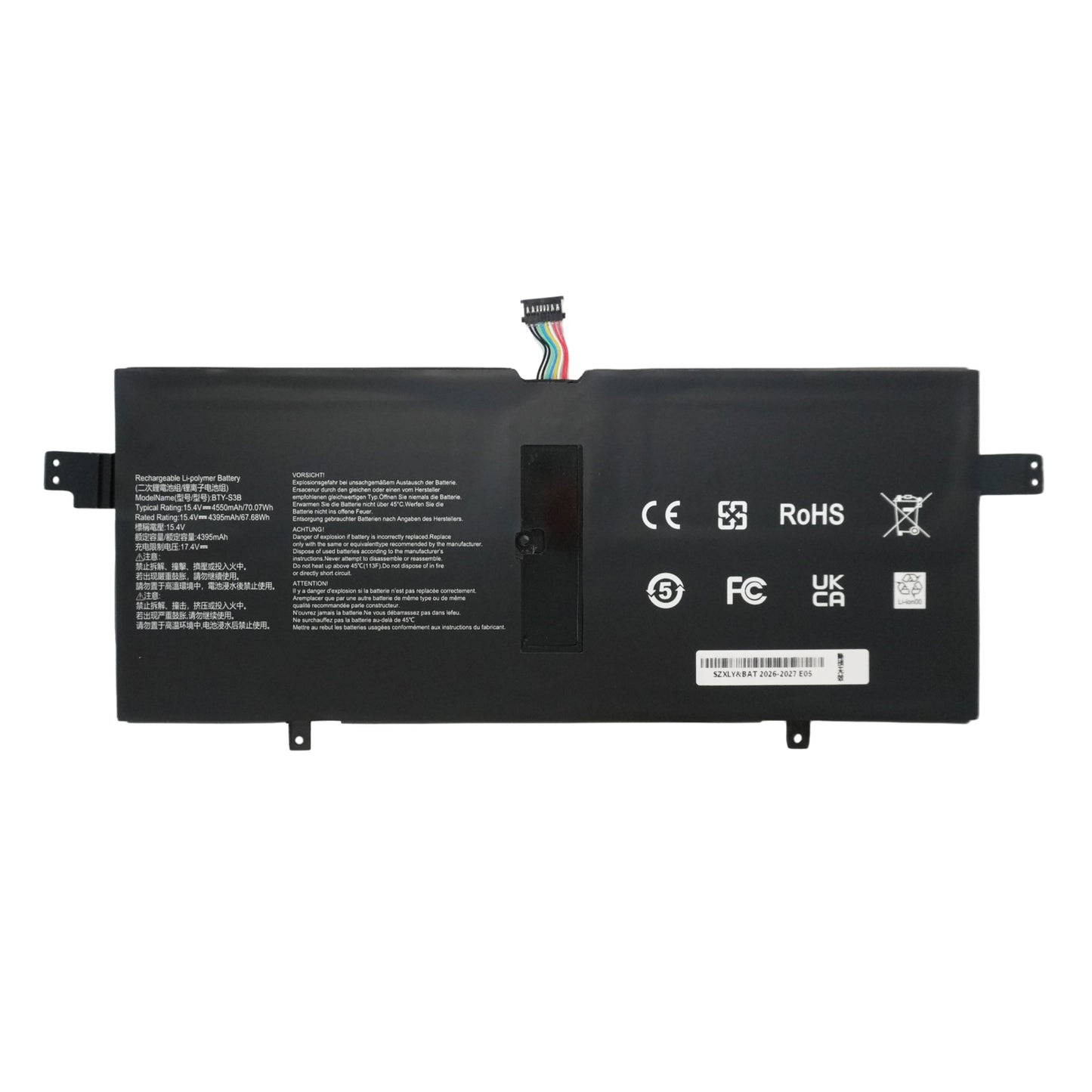 Original BTY-S3B Battery Replacement for MSI Summit E13 Flip Evo  Laptop