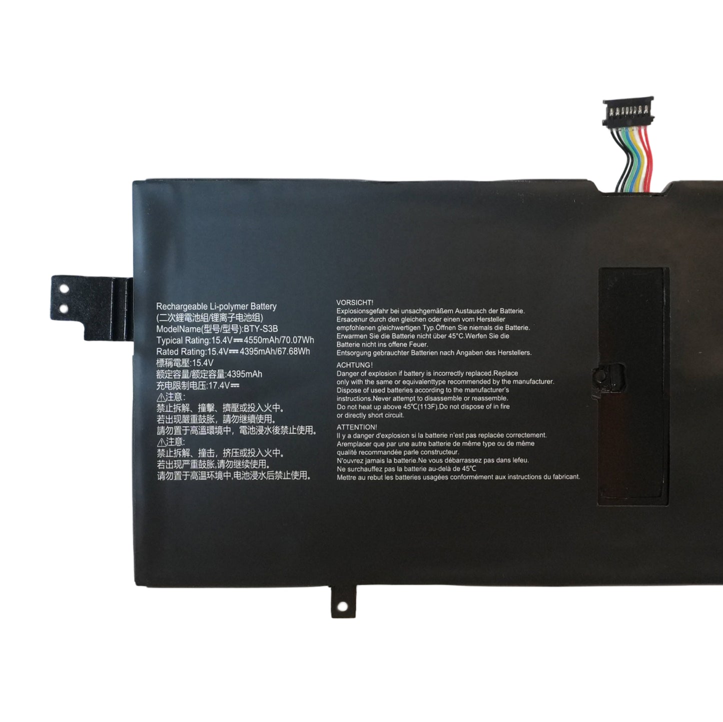 Original BTY-S3B Battery Replacement for MSI Summit E13 Flip Evo  Laptop