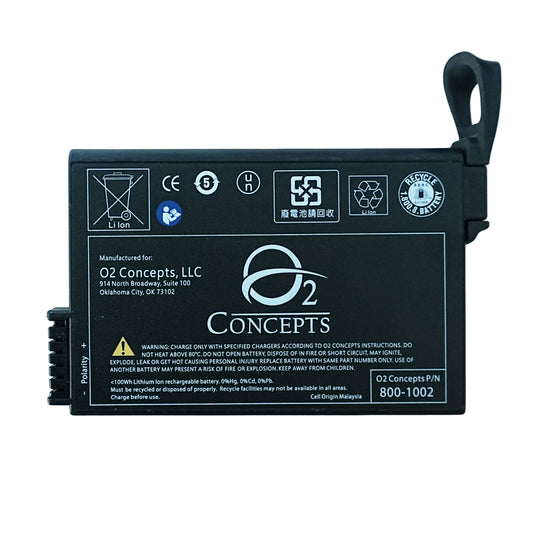 Original O2 Concepts Oxlife 4ICR19/65-3 800-1002 Rechargeable OEM Battery Replacement