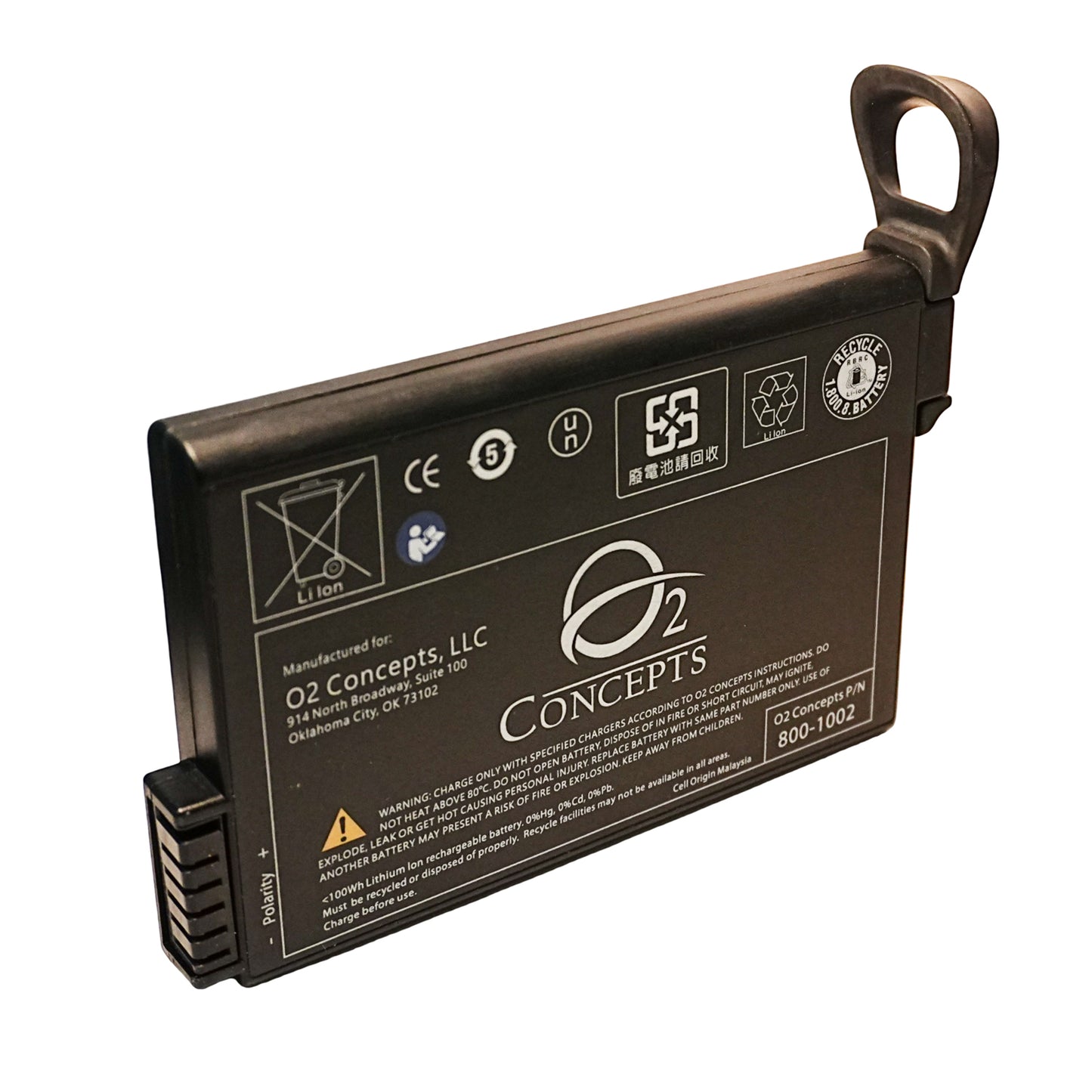 Original O2 Concepts Oxlife 4ICR19/65-3 800-1002 Rechargeable OEM Battery Replacement