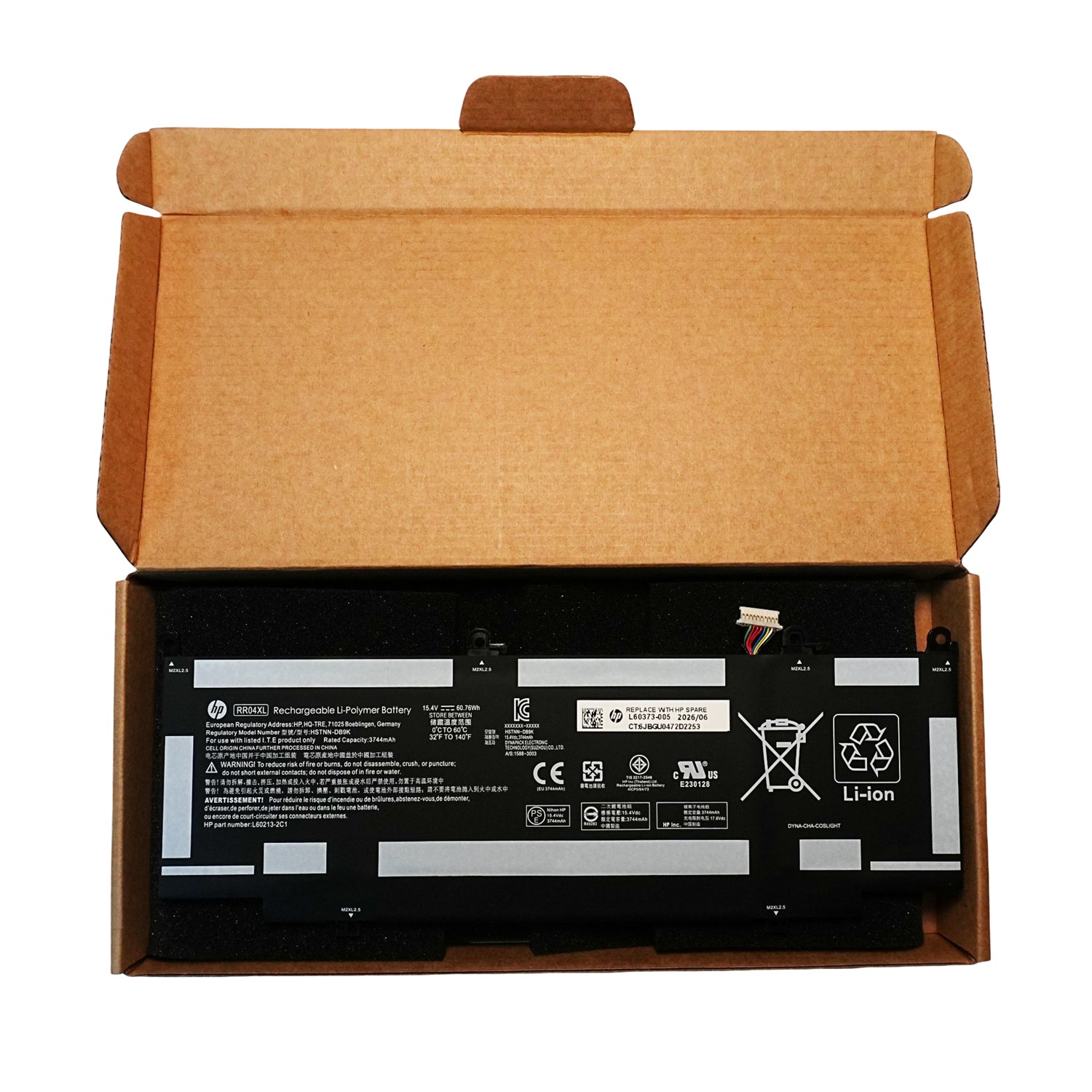 New RR04XL Battery for HP Spectre X360 13 13-AW 13-AW0000 L60213-AC1 L60373-005