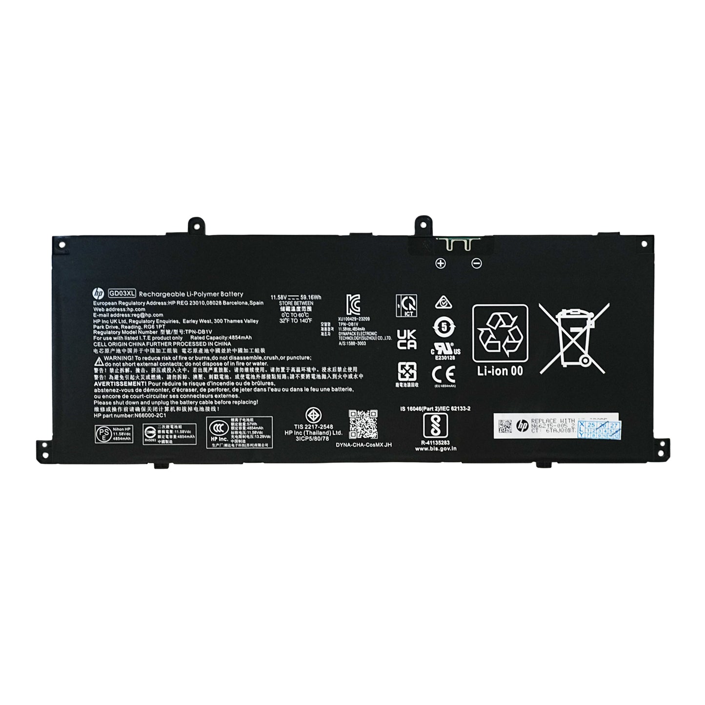 New Original GD03XL Battery for HP Pavilion 16-AF0000 Envy x360 2-in-1 14-FA0000