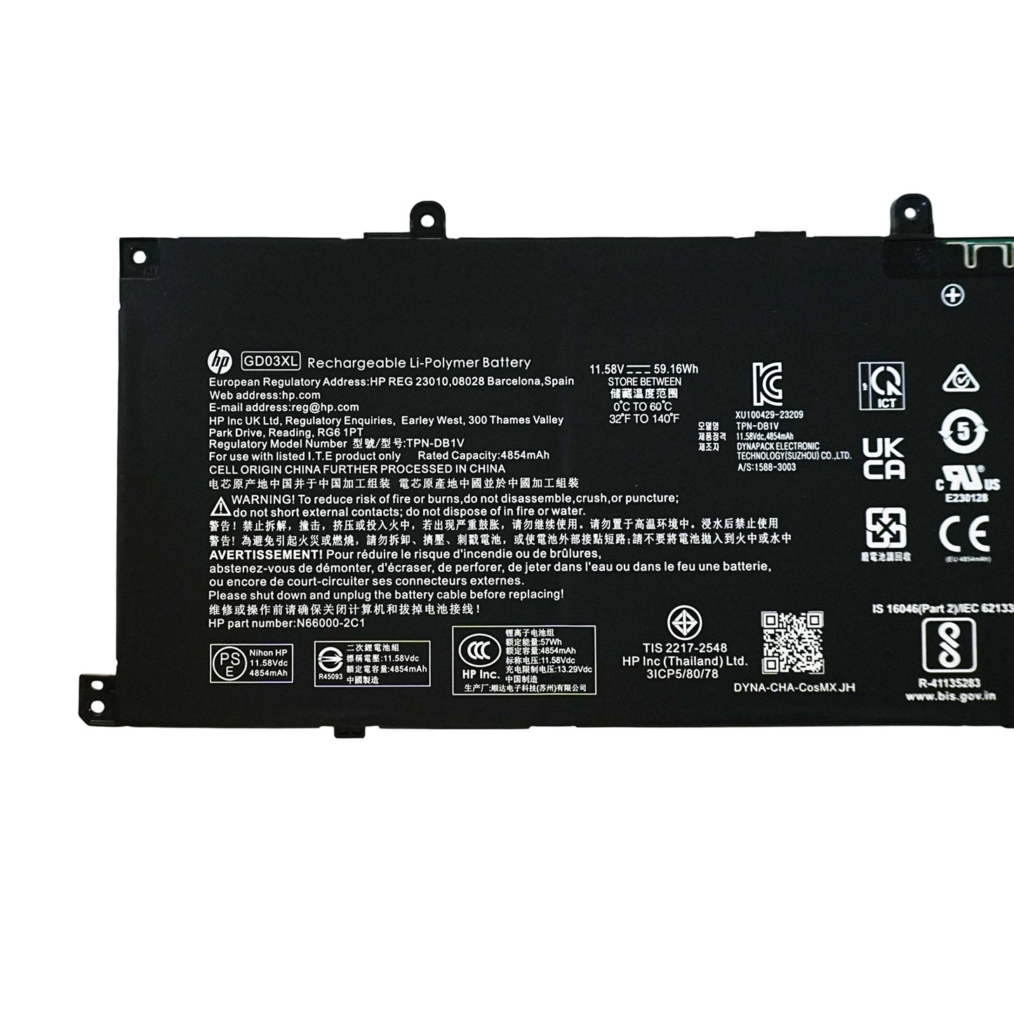 New Original GD03XL Battery for HP Pavilion 16-AF0000 Envy x360 2-in-1 14-FA0000