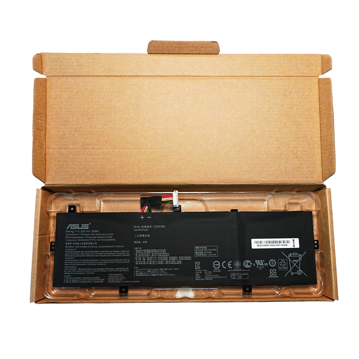 Genuine C31N1620 Battery for ASUS Zenbook UX430U 3ICP5/70/81