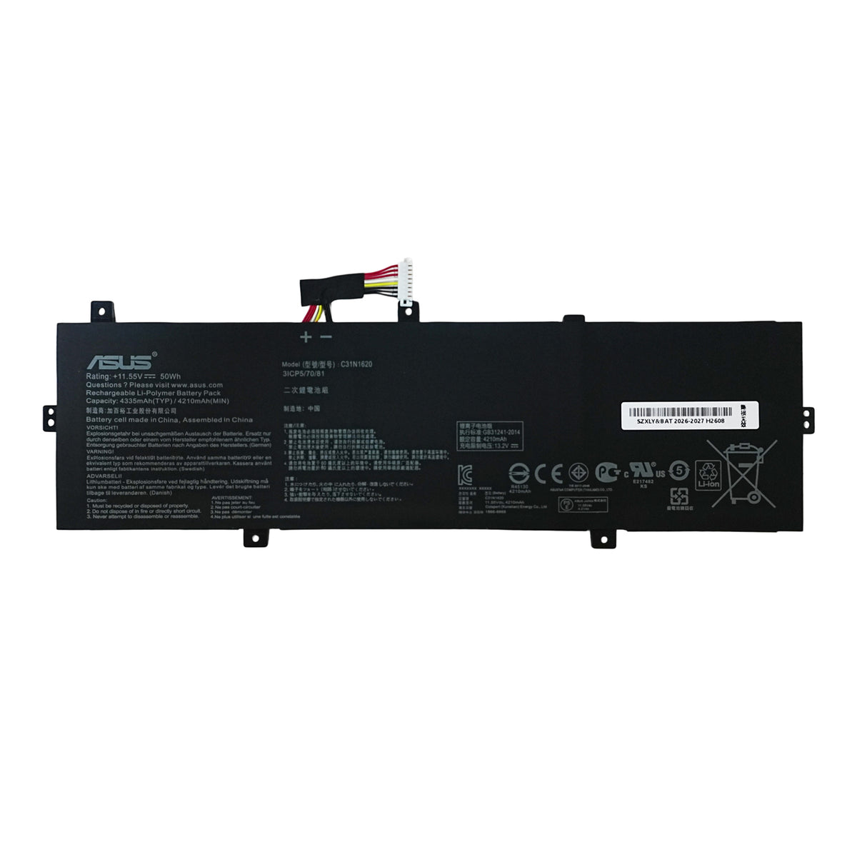 Genuine C31N1620 Battery for ASUS Zenbook UX430U 3ICP5/70/81